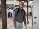 Natan Blanc walks into Tel Ha’Shomer military base near Tel Aviv, where he refused once again to serve in the Israeli army, 2.april 13